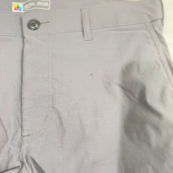 UB Tech Classic Fit 36X32 Gray Nylon Spandex Mens Pants With Zippered Pocket - Picture 8 of 15